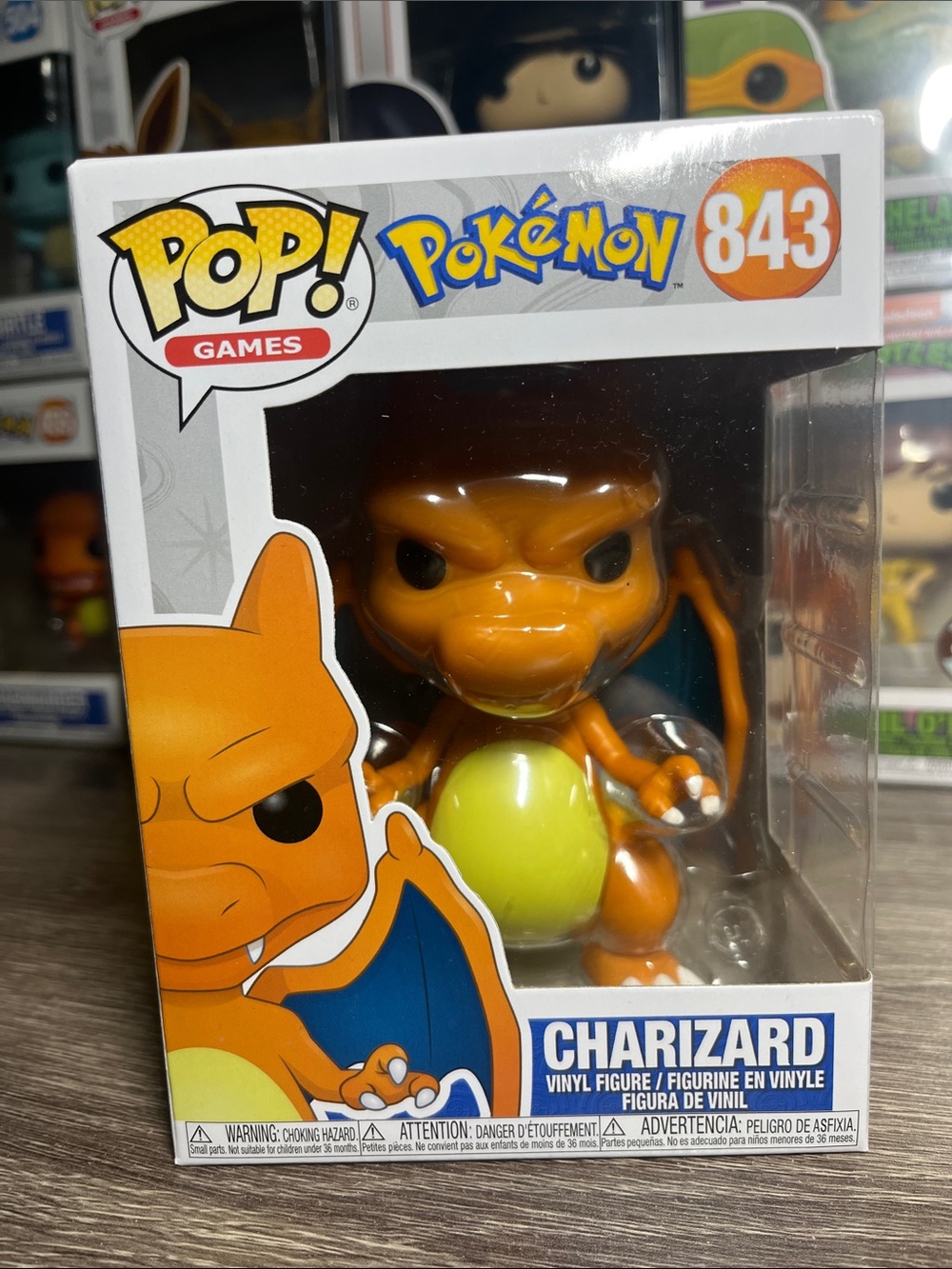 Funko Pop! Pokémon Charizard Orange & Yellow #843 Vinyl Figure